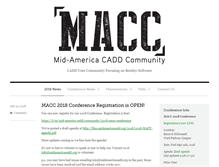Tablet Screenshot of midamericacadd.org